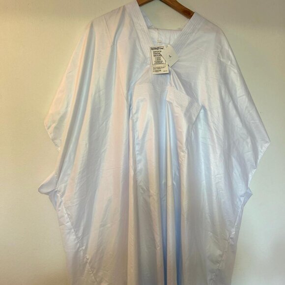 Kaftan en Satin Bleu Céleste - Picture 4 of 4